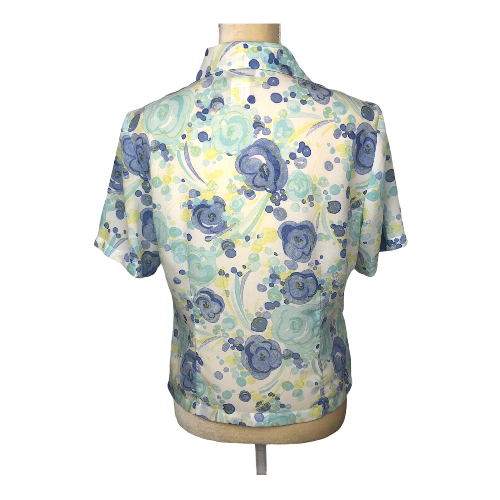 Vtg Pendleton Women's Button Front Watercolor Flo… - image 3