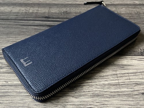 Dunhill Cadogan 10CC Cremallera Abrigo Cartera Hecho en Italia Venta Nuevo Caja - Imagen 5 de 16