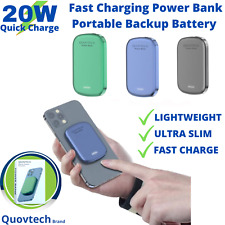 QUOVTECH Power Bank Fast Magnetic Apple iPhone Slim iPhone 13 12 Charger