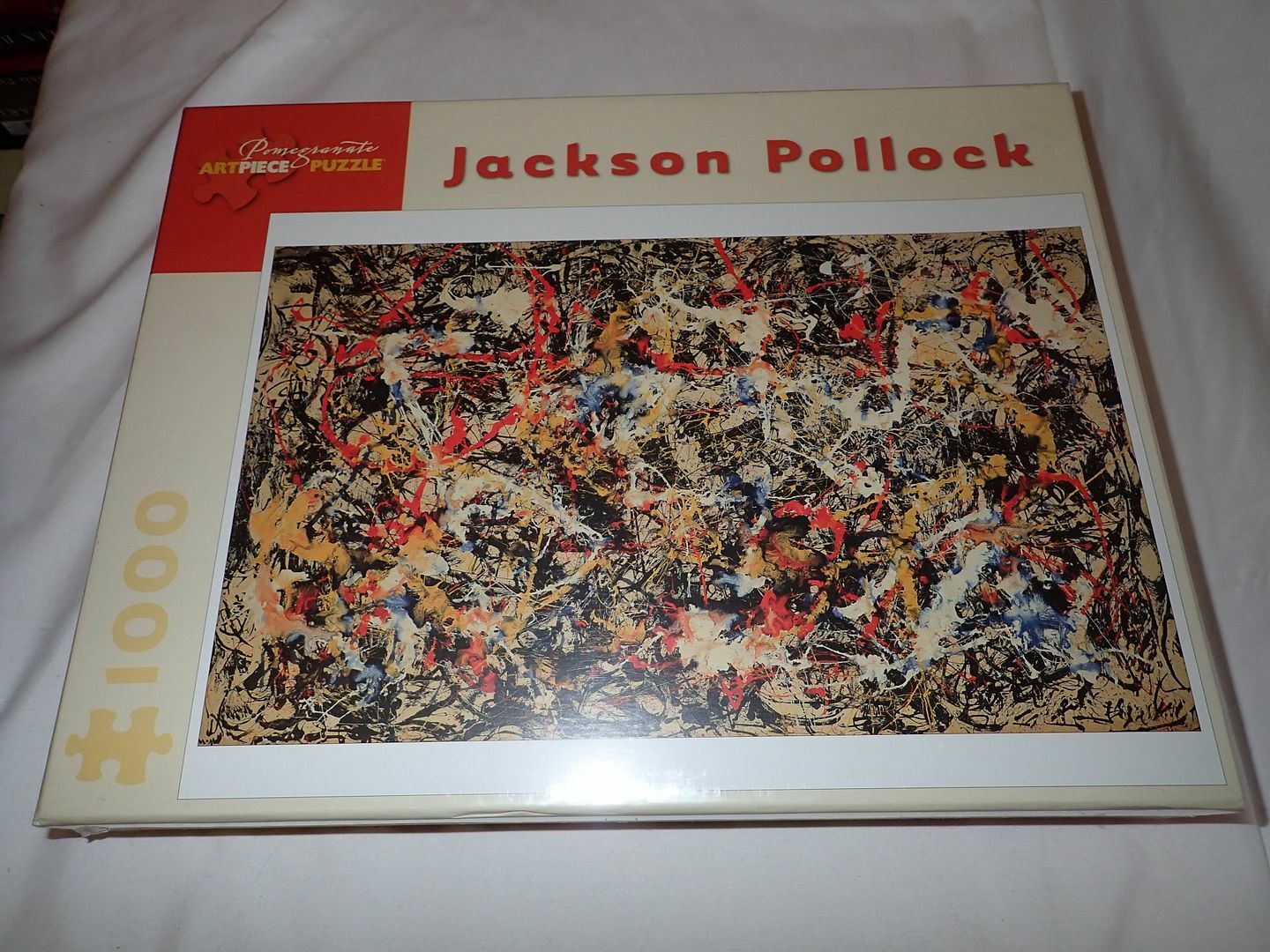 New Pomegranate 1000 Piece Jigsaw Puzzle Jackson Pollock CONVERGENCE eBay