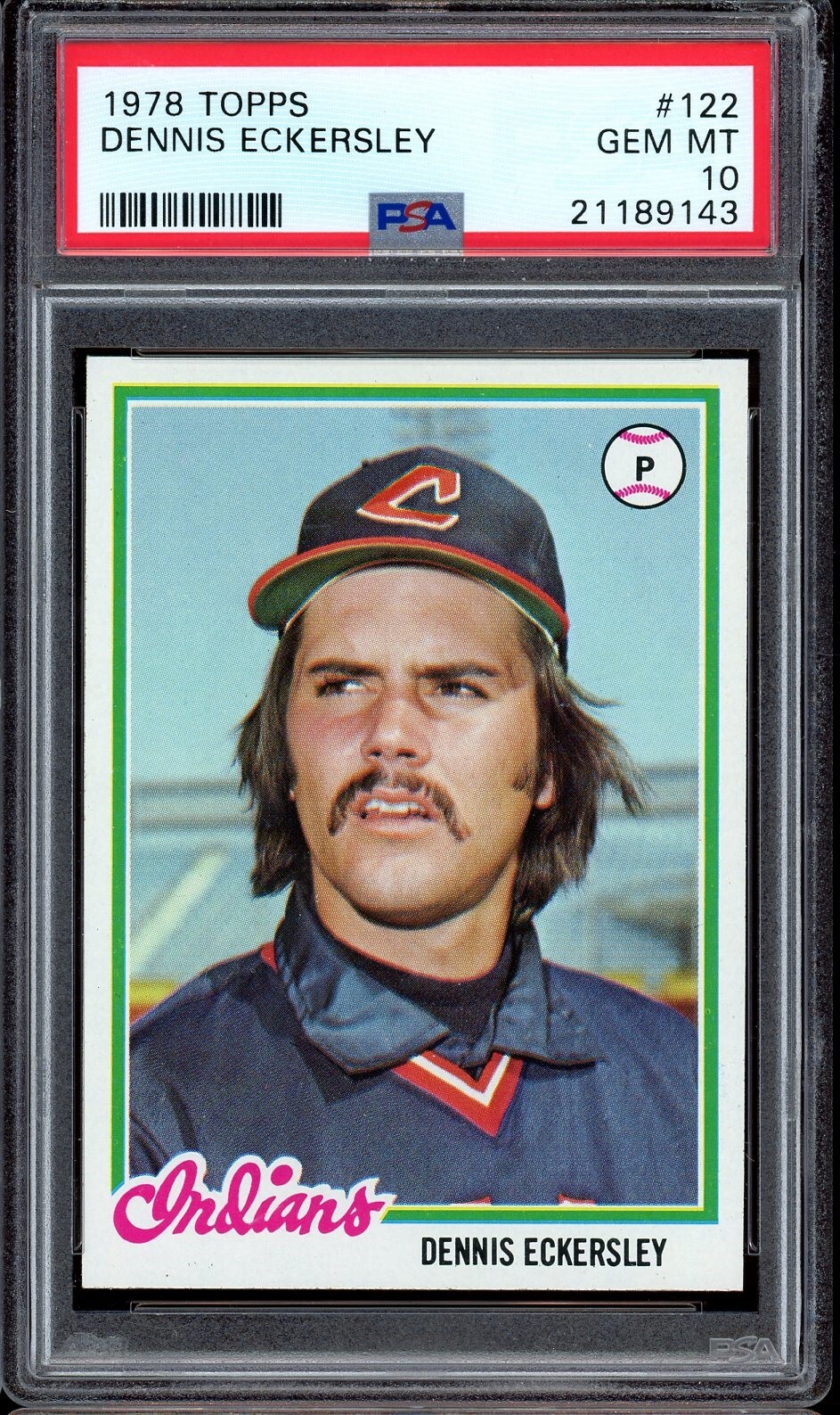 1978 Topps Baseball #122 Dennis Eckersley PSA 10