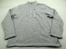 Woolrich 1/4 Zip Sweater Mens XXL Gray Gorpcore Outdoors Hiking Hunting Casual