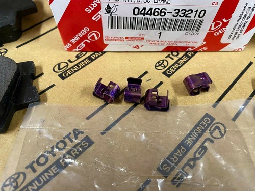 2018 2021 TOYOTA CAMRY GENUINE OEM FRONT REAR BRAKE PADS WITH SHIM KIT EBay