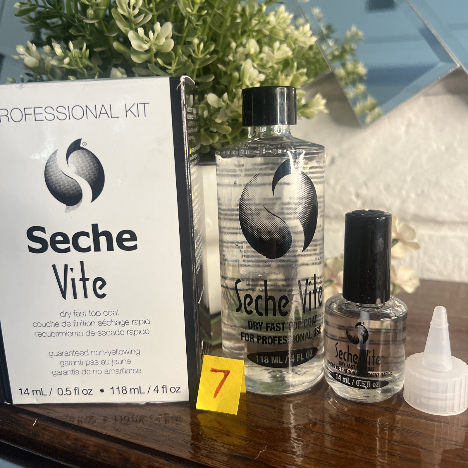 Seche Vite Dry Fast Top Coat | Schnelltrocknend & Vergilbt Nicht | Professioneller Nagellack-Versiegelung