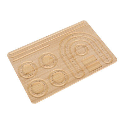 Wooden Stable Beading Boards Jewelry String Beading Organizer Tray