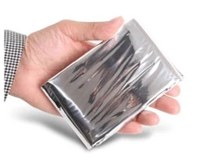 Waterproof Emergency Survival Foil Thermal First Aid Rescue Blanket Tent Silver