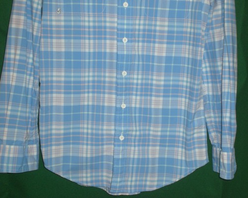 Vineyard Vines Harbor Shirt Mens XS Blue Multicolor Plaid Long Sleeve Casual - Picture 5 of 12