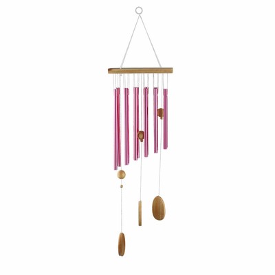 4 Bells Wood Stock Alloy Wind Chimes Wind Bell Home Bedroom Window Hanging Decor