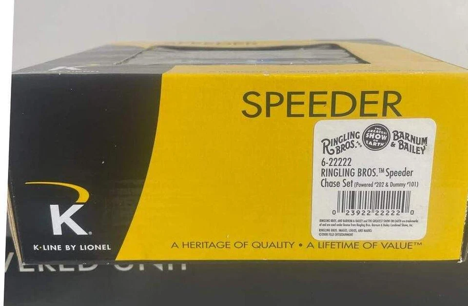Lionel/K-Line 6-22222 Ringling Brothers Speeder (Powered) NEW !! - Image 3 of 4