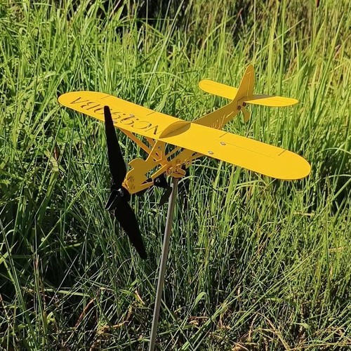 Pipe Weather Vane Wind Direction Compass Garden Decoration Airplane Weathervane - Picture 10 of 14