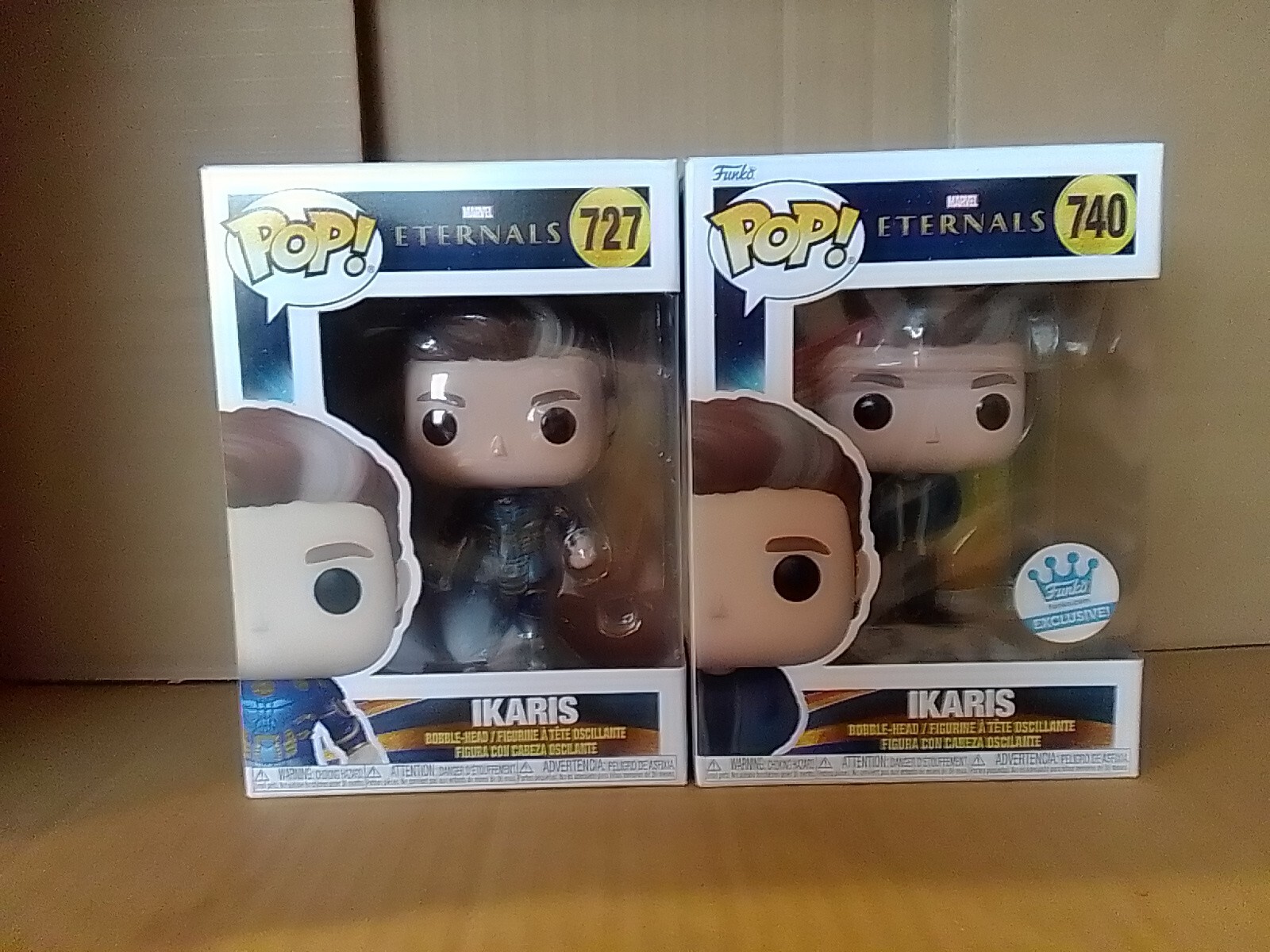 Funko Pop! Paquete Marvel Eternals Ikaris #727 E Ikaris Informal Exclusivo #740