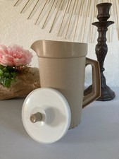 1024⚜️ Ancien Pichet Avec Couvercle Hermétique Tupperware Vintage Hauteur 20 Cm