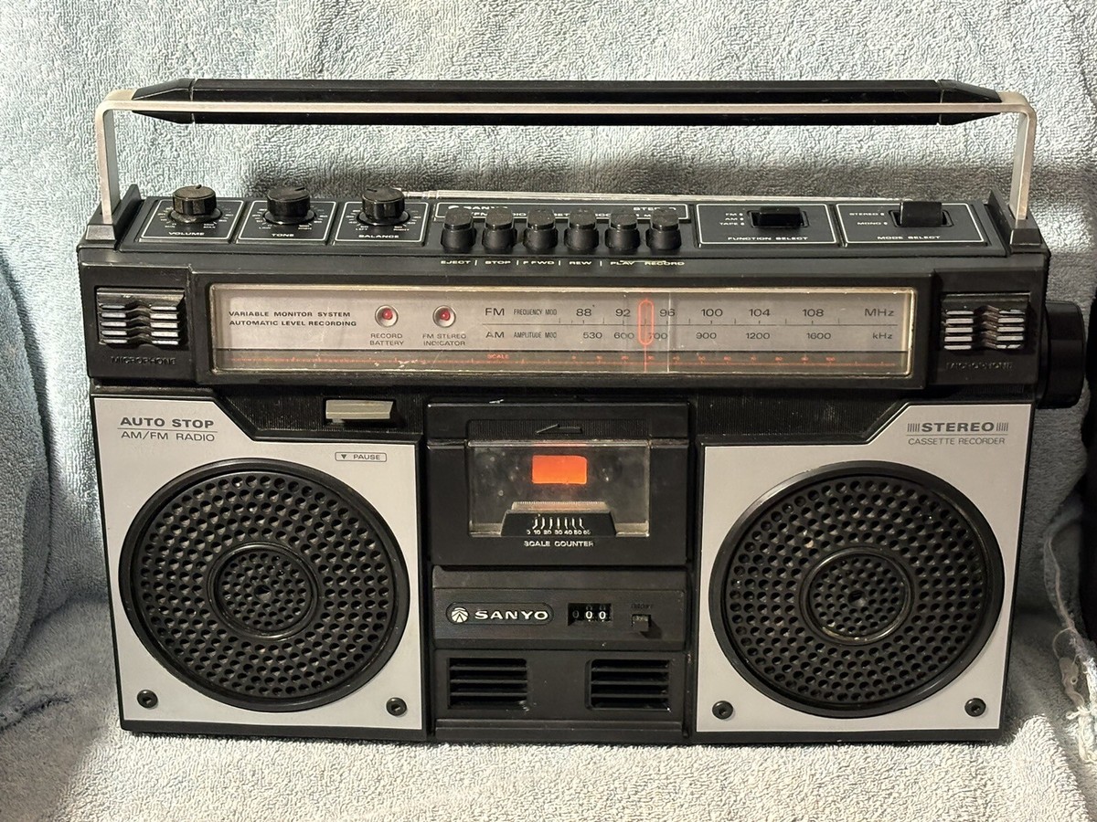 Vintage Sanyo Stereo Radio Cassette Recorder M9920-2 | eBay