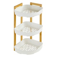 Eck-Duschorganizer Stehend Natureo, 29 X 22 X 45 Cm