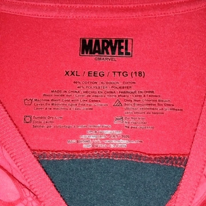 Boy’s XXL (18) Long Sleeve Spider-man Pullover Shirt Great Condition - Image 2 of 4