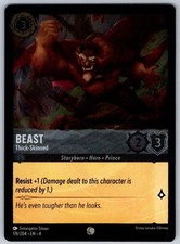 Beast - Thick-Skinned 176/204 Common Ursula's Return Lorcana Cold Foil Near Mint