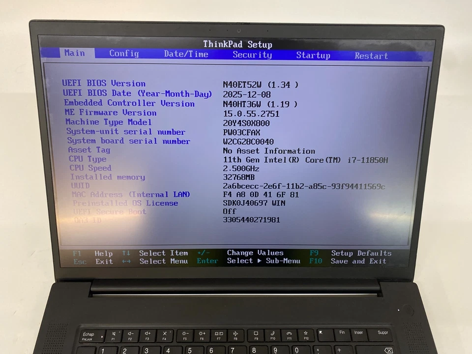 Lenovo ThinkPad P1 · i7-11850H · 32GB · 1TB, photo 2 of 5