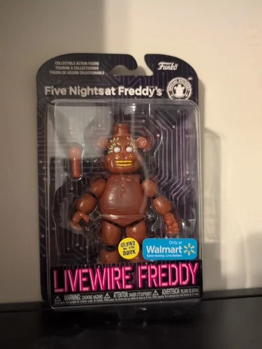 Funko Five Nights at Freddy's FNAF LIVEWIRE FREDDY Figure Walmart Exclusive Glow