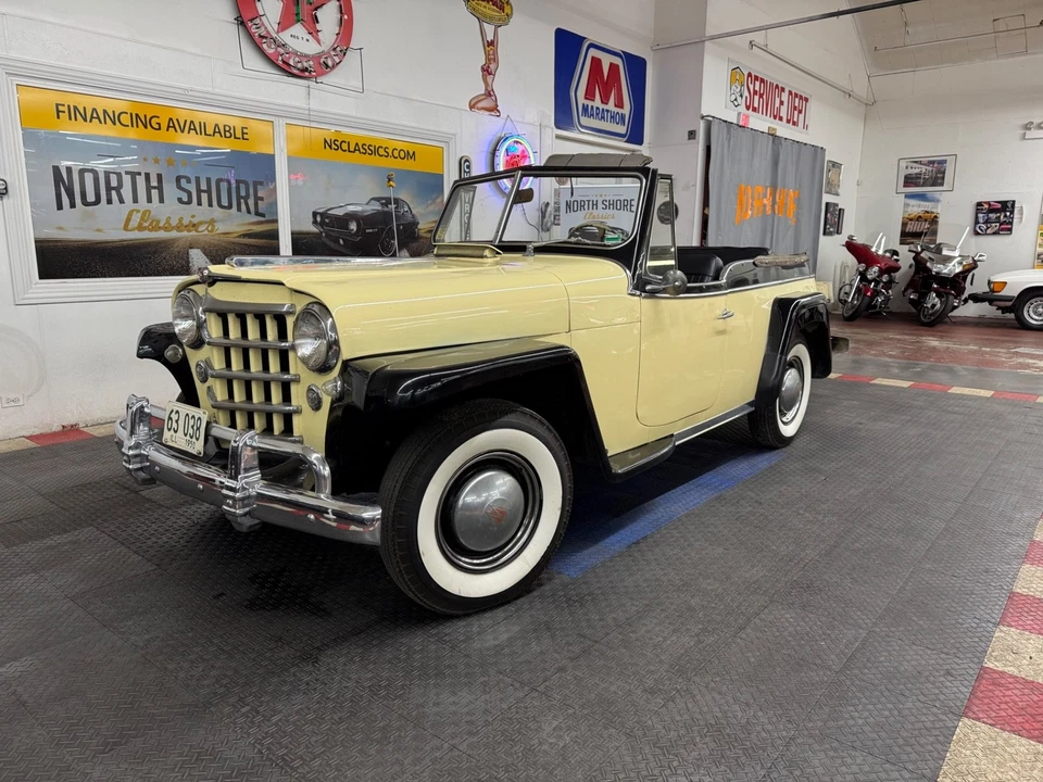 Willys Jeepster 1950 - convertible - restauración mecánica reciente - ver Foto 2 de 4