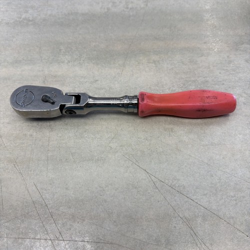 Snap-on 3/8" Drive 80 Tooth Flex Head Ratchet FHFD80A Pink Hard Handle USA