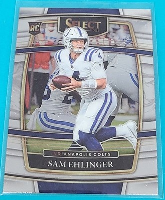 2021 Panini Select   RC #98 Sam Ehlinger Indianapolis Colts Football Card T