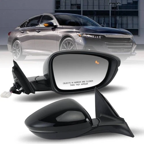 18-22 Honda Accord Heated Blind Spot Passenger Side Mirror Manual Folding - READ