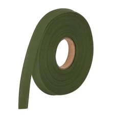 1/2 Inch Double Fold Bias Tape Continuous Bulk Bias Tape Dark Green 10 Yards