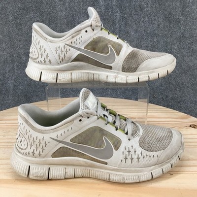 Nike Free Run 3 5.0 Running Shoes Mens 8 Athletic Sneakers Lace Up Low Top Gray