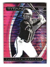 2021 Panini Chronicles #19 Tucupita Marcano Titan Pink Pulsar