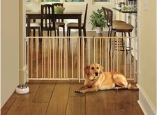 North States 4649 Extra-Wide Swing Gate New In Box Baby / Pet Wood