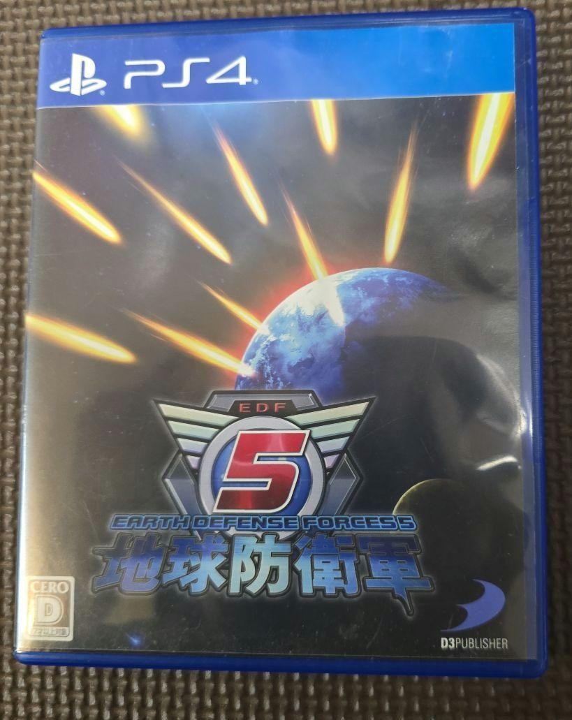 Earth Defense Force 5 Game Japan Edition EDF Action Shooter D3 PS4