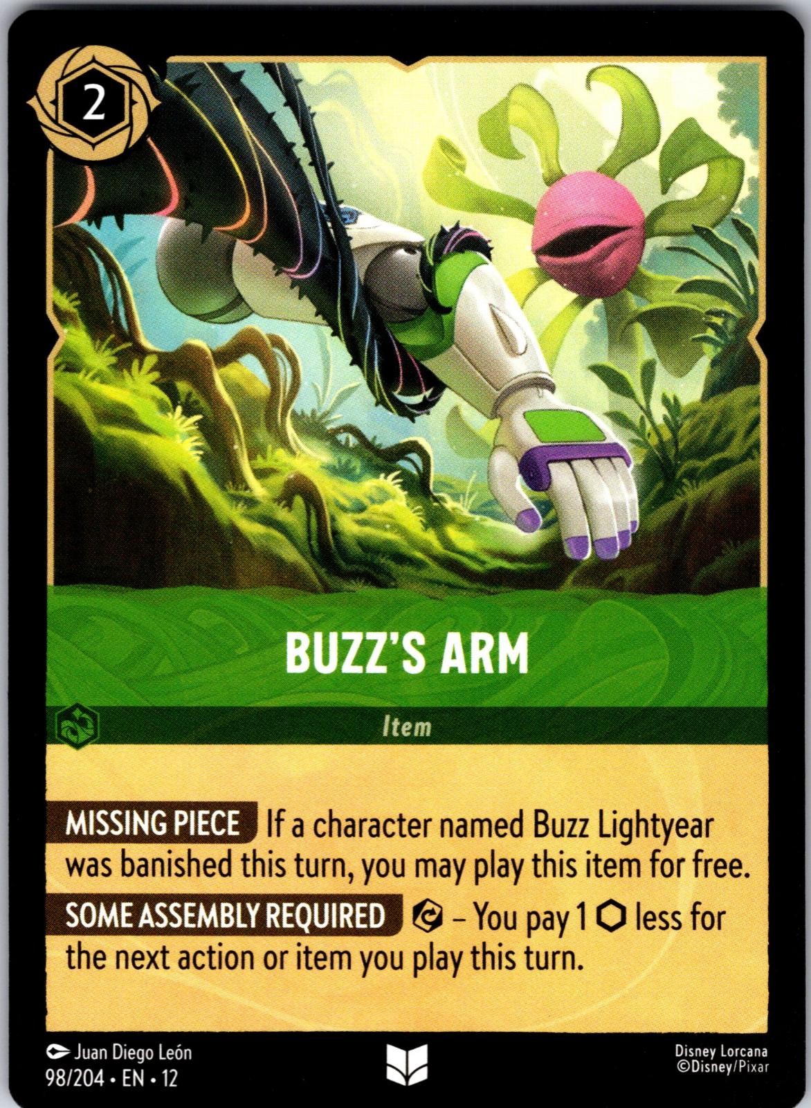 Buzz's Arm - 98/204 Wilds Unknown - Uncommon - NM/M