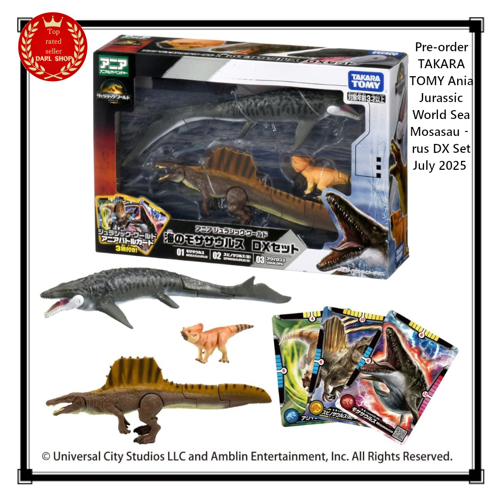 Pre-order TAKARA TOMY Ania Jurassic World Sea Mosasaurus DX Set