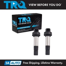 TRQ 2 Piece Engine Spark Ignition Coil Kit Direct Fit for BMW i3