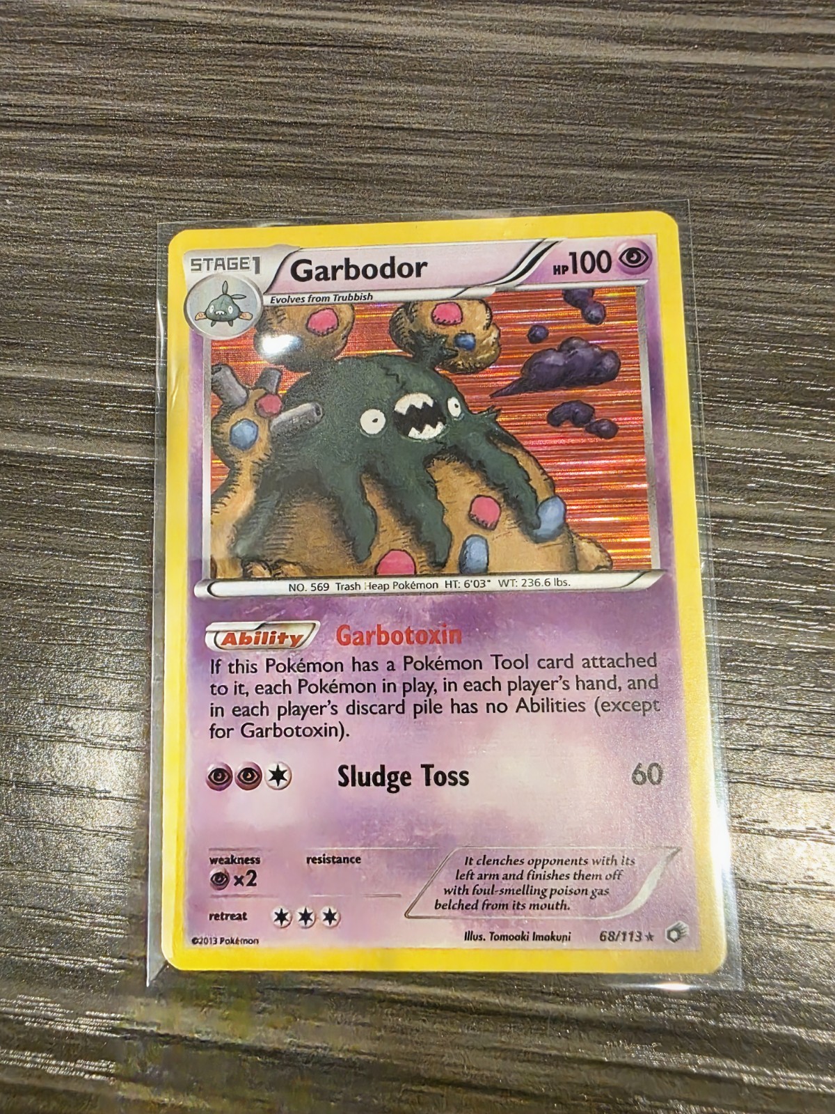 Pokémon TCG - GARBODOR - Legendary Treasures 68/113 Rare Holo - NM