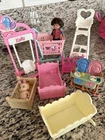Vintage Barbie Baby Doll Furniture Lot 1985/1990  + Kelly Tommy