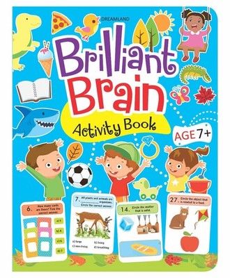Brilliant Brain Activity Book 7+ - paperback Dreamland Publications