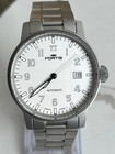 Vintage Fortis Flieger Pilot Automatic white dial Date Mans watch