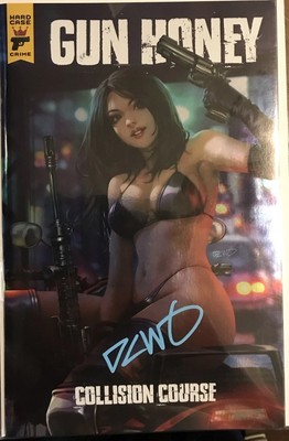 Gun Honey Collision Course #1 Signed By Derrick Chew Foil Cover