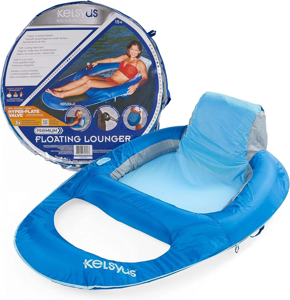 Ultra Comfortable Inflatable Float Chair with Quick Inflation - Ideal for Adults - Image 3 of 4