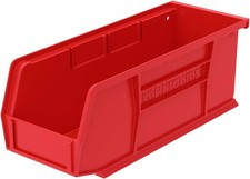 Plastic storage box, dimensions: 10.88"L x 4.13"W x 4"H 12 pieces per pack.