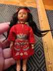 vintage indian girl doll 5" sleepy eyes — photo 5