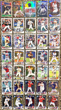 2025 Bowman Baseball Chrome & Paper Lot of 35 Rookie 1st Insert Die Cut Mayo