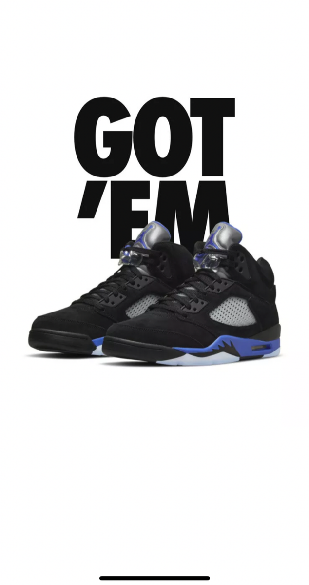 Nike Air Jordan 5 Retro Racer Blue (2022) | CT4838-004 | Size 12