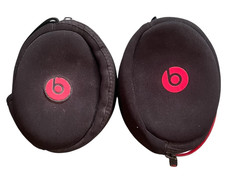 Beats By Dre Headphones Soft Case Bag Lot Of 2 CASE ONLY Zip Close Preowned