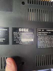 Sega Master System SMS Power Base Console System w/ Hookups & Controller Bundle