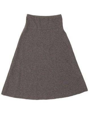 ZARA Damen A-Linien Rock Small W26 Grau Polyester BZ13