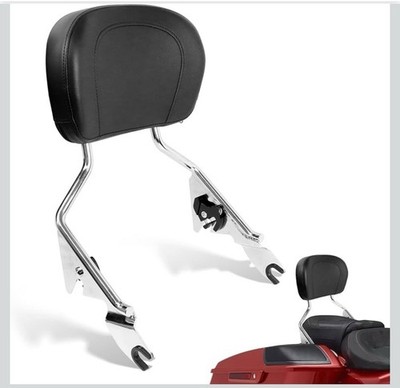 AUFER Detachable Backrest Sissy Bar Upright Passenger Backrest 