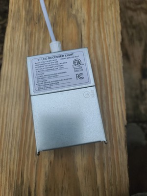 J-Box 13W Power Model EPCL-13X-ETL-5CCT For Recessed LED LIghting New Open Box
