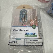 Lowe's Kids DIY Workshop Kit Wooden Door Knocker June 2025, w/Patch